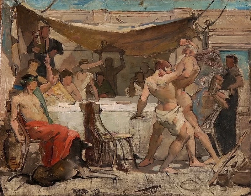 Charles Giron - Ulisse combattente e mendicante